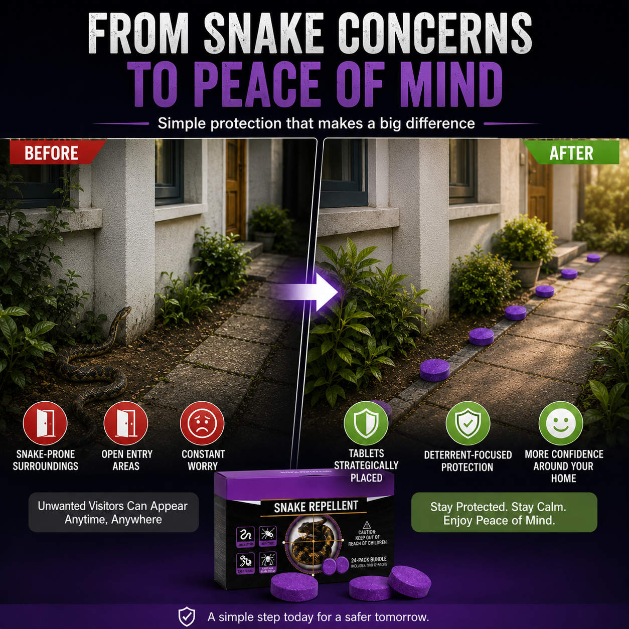 SNAKEGUARD™ — Snake Repellent Tablets  | Buy 1 Get 1 Free