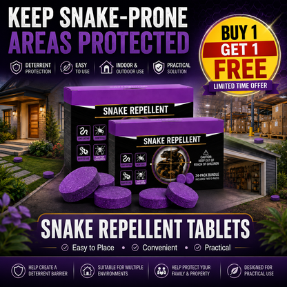 SNAKEGUARD™ — Snake Repellent Tablets  | Buy 1 Get 1 Free