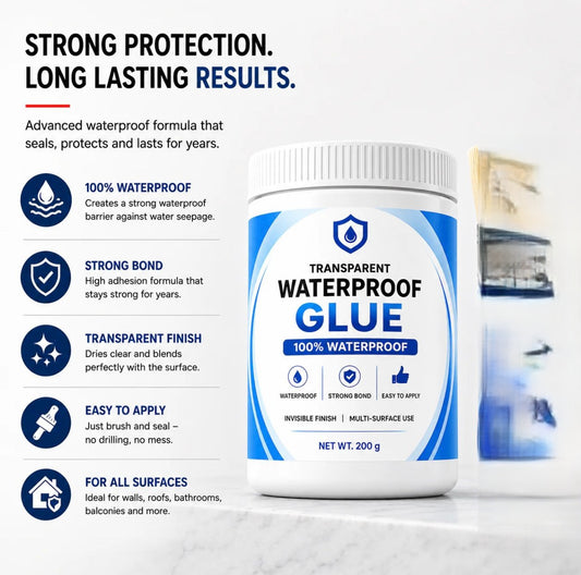 Transparent Waterproof Glue 200 Grm Each (Pack Of 2)