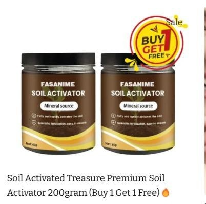 Soil Activators, Organic Soil Activators and Plant Fertilizers (Pack Of 2)